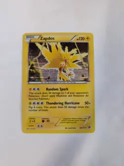 Pokemon TCG Zapdos Legendary Treasures 46/113 Holo Rare - Image 1