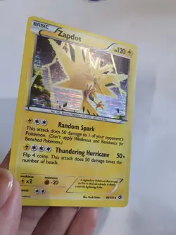 Pokemon TCG Zapdos Legendary Treasures 46/113 Holo Rare - Image 3