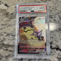FA/MIMIKYU VMAX BRILLIANT STARS POKEMON SWSH BRILLIANT STARS 2022 TG17 PSA 10 - Image 1
