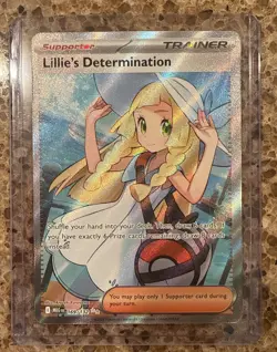 Lillie's Determination 169/182 Pokemon Mega Evolution Ultra Rare - Image 1