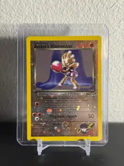 Pokemon Rocket's Hitmonchan Winner Stamped Best Of Game Promo - Image 1