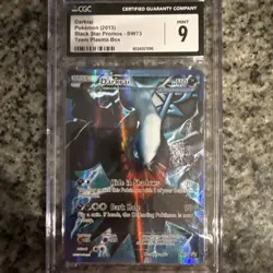 Pokemon Darkrai Team Plasma Bx. Full Art Promo BW73 CGC 9 Mint - Image 1