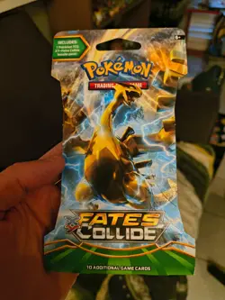 ✅ XY Fates Collide Sleeved Booster Pack New Factory Sealed Pokemon TCG Lugia - Image 1