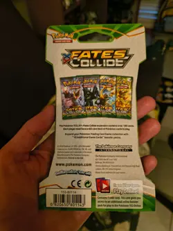 ✅ XY Fates Collide Sleeved Booster Pack New Factory Sealed Pokemon TCG Lugia - Image 2