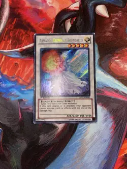 Yugioh! Armades, Keeper of Boundaries JOTL-EN045 Secret Rare 1st Edition MP - Image 1