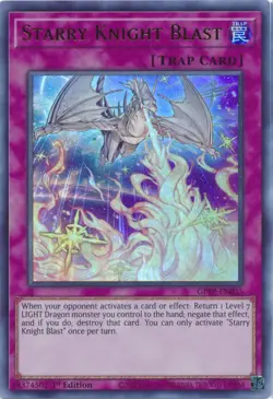 Yugioh - Starry Knight Blast (Ultra Rare) (1st Edition) - GFTP-EN035 P - Image 1