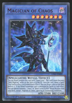 Magician of Chaos - LDS3-EN089 - RED Ultra Rare - 1st Edition Yugioh - Image 1