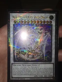 YUGIOH BLUE-EYES ULTIMATE SPIRIT DRAGON QUARTER CENTURY SECRET 1ST NM SDWD-EN043 - Image 2
