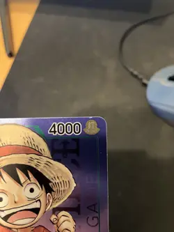 Monkey D. Luffy P-037 One Piece Promo Card TCG 1st Anniversary Stamped Foil NM - Image 3