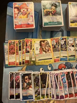 One Piece TCG Card Lot. 340 cards, C, UC, R & SR - Image 4