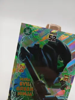 LEGO Ninjago - Ultra Evil Green Ninja #68 Series 1 LP Trading Card - Image 2