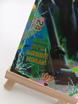 LEGO Ninjago - Ultra Evil Green Ninja #68 Series 1 LP Trading Card - Image 3
