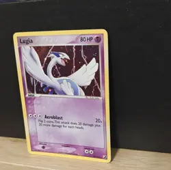 Pokemon TCG Lugia EX Unseen Forces 029/115 Holo Rare 80HP Aeroblast Card 2005 - Image 3