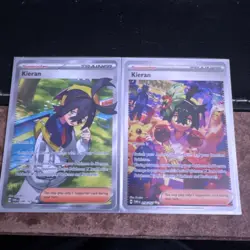 Pokemon TCG Kieran bundle Sir 218/167 Twilight Masquerade Holo Card & 206/167 - Image 1