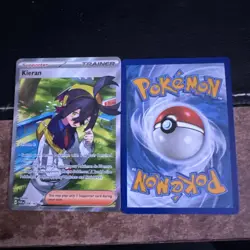 Pokemon TCG Kieran bundle Sir 218/167 Twilight Masquerade Holo Card & 206/167 - Image 3