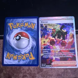 Pokemon TCG Kieran bundle Sir 218/167 Twilight Masquerade Holo Card & 206/167 - Image 4