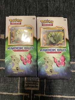 Pokemon Knock Out Collection Tyranitar, Shiftry, Vivillon Miscellaneous Cards - Image 1