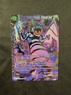 DBS Card Game Black Smoke Dragon, Eternal Evil SCR Universal Onslaught NM - Image 1