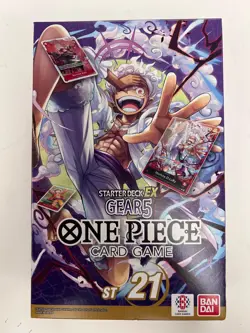 One Piece TCG Starter Deck EX: Gear 5 (ST21) -51 Cards, Sleeve - Image 1