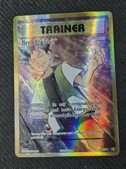 Pokemon TCG Brock's Grit Full Art Card 107/108 XY Evolutions - Image 1