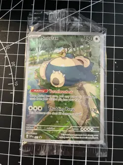 Pokemon TCG - Snorlax 051 Scarlet & Violet Promo Card Holo - NM Original Package - Image 1