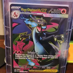 Pokemon Mega Charizard X EX Ultra Rare Holo 109/094 Phantasmal Flames Card - Image 1