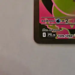 Pokemon Mega Charizard X EX Ultra Rare Holo 109/094 Phantasmal Flames Card - Image 3