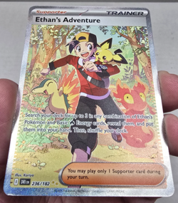 2025 Pokemon Card TCG: Destined Rivals - Ethan’s Adventure #236/182 SIR - NM - Image 2