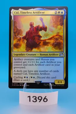 MTG Cid, Timeless Artificer (0417) Final Fantasy Foil - Image 1