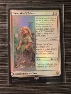 Caretaker's Talent Bloomburrow Foil - Image 1