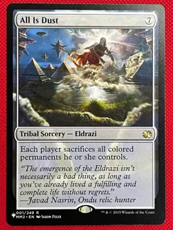 MTG 1X All is Dust X1 The List - Modern Masters 2015 Magic - LP - Image 1