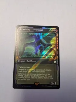 MTG - Screeching Scorchbeast (Showcase) (Surge Foil) - Fallout - LP - Image 1