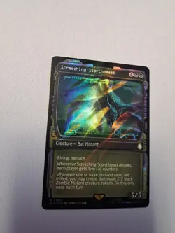 MTG - Screeching Scorchbeast (Showcase) (Surge Foil) - Fallout - LP - Image 2