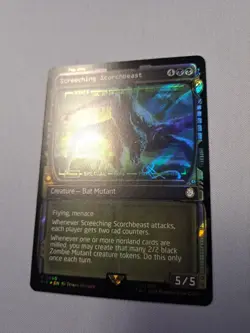 MTG - Screeching Scorchbeast (Showcase) (Surge Foil) - Fallout - LP - Image 3
