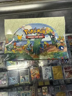 Pokemon Celebrations Mini Tins Display Box | Contains 8 Tins | 3 Packs per Tin - Image 1