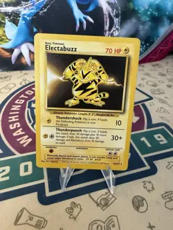 1999 TCG Pokemon Base Set #20/102 Electabuzz Unlimited Non Holo - Image 1