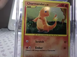 2008 POKEMON DIAMOND & PEARL STORMFRONT #101 CHARMANDER-HOLO CGC 8 - Image 3