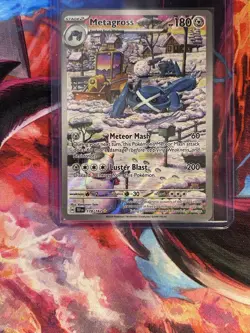 Pokemon Metagross - 178/162 Illustration Rare SV05: Temporal Forces NM - Image 1