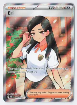 Eri 136/131 - Pokemon Prismatic Evolutions Ultra Rare Full Art Trainer Holo NM - Image 1
