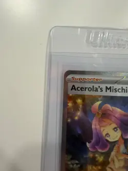 POKEMON Mega Evo ACEROLA'S MISCHIEF 183/132 Special Illustration Rare SIR NM - Image 2