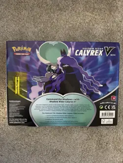 Pokemon TCG Shadow Rider Calryrex V Collection Box - Sealed - Image 2