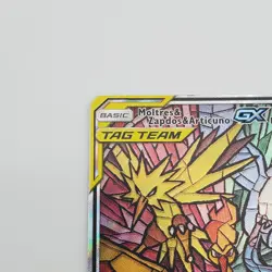 Pokemon TCG Moltres Zapdos Articuno GX SM210 Hidden Fates Promo - NM - Image 2