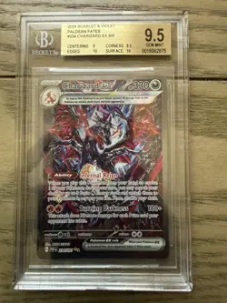 CGC 9.5 Charizard EX 234/091 Pokemon Paldean Fates Alt Art English SIR - Image 1