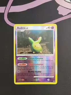 Pokemon Budew 33/100 Stormfront Reverse Holo LP Condition - Image 1