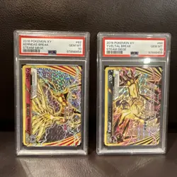 2016 POKEMON XY STEAM SIEGE #66 #82 YVELTAL & XERNEAS BREAK PSA 10 SEQUENTIAL - Image 1