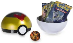 Pokemon 2021 Level Ball Pokeball Tin Set [2021 3 Booster Packs & Coin] - Image 2
