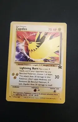 Pokemon TCG Zapdos Wizards Black Star Promos 23 - Image 1