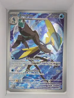 Pokemon TCG Inteleon 142/132 Mega Evolution Illustration Rare Full Art Holo NM - Image 1