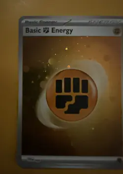 Pokemon 151 TCG Legit HD Cosmo Holo Fighting Energy - Image 2