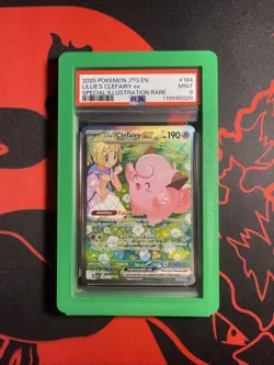 2025 Pokemon Journey Together 184/159 Lillies Clefairy ex SIR PSA Mint 9 - Image 2